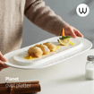 تصویر از دیس اوال پلنت 41 سانت وایت پلیت کد 91.27395 یک عددی